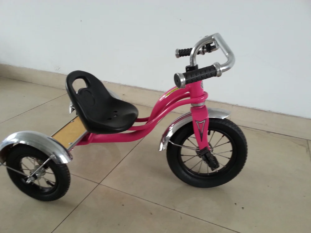 pedal go kart with rubber wheels tricycle F80C/three wheel go kart