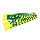 World Cup Football Scarf Promotion Custom Knitted Fan Scarf Sport Team Acrylic Jacquard Scarves