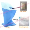 Water absorbing material-- SAP sachets for urine bags