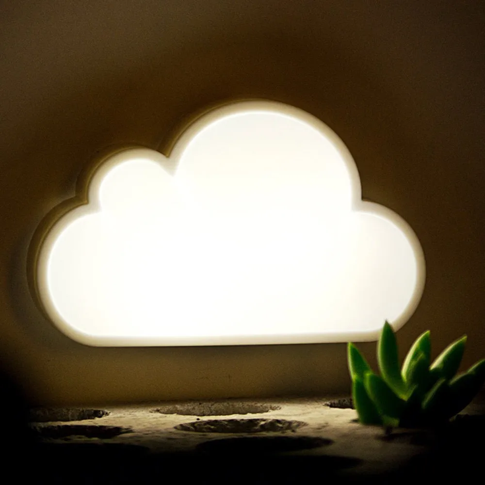 Wolk vorm nacht licht/kleine bewegingssensor licht, batterijen ...
