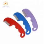 plastic treatment stainless steel head lice comb