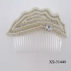 Goody Metal Rhinestone Bridal Hair Jewelry Accessories Wedding Hair Comb