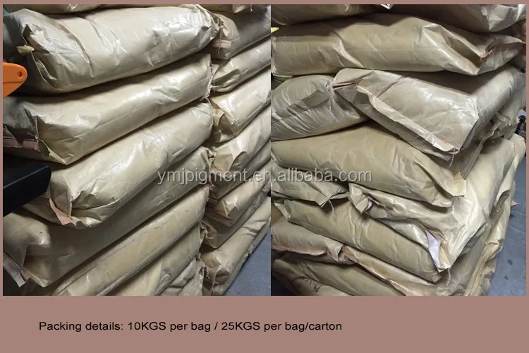 Packing-fluorescent pigment