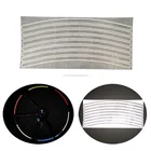 Reflective Bike White High Visibility Reflective Sticker Bike Safety Sticker