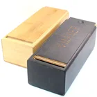 wholesale eyeglass case wood bamboo sunglasses slide cover boxes gift packing with your logo