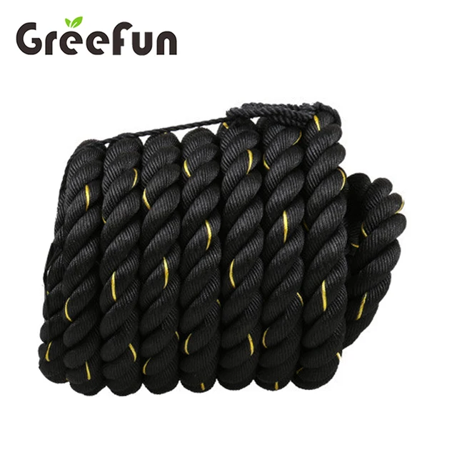 strong braided physical training rope, jumping rope gym