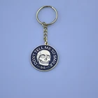 Custom 3d print stainless steel leather laser hard enamel keychain