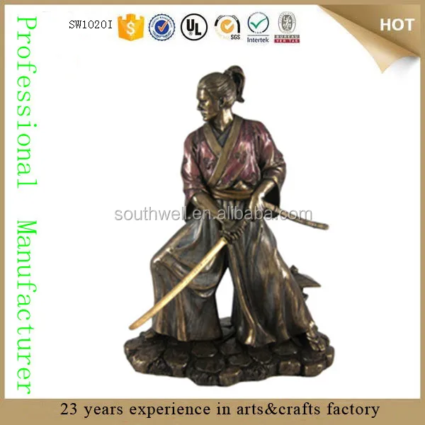 Figura japonesa suzuki samurai samurai warriors estátua decorativo antigo para venda