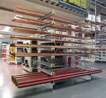 medium heavy duty spreader system steel pipe storage rack