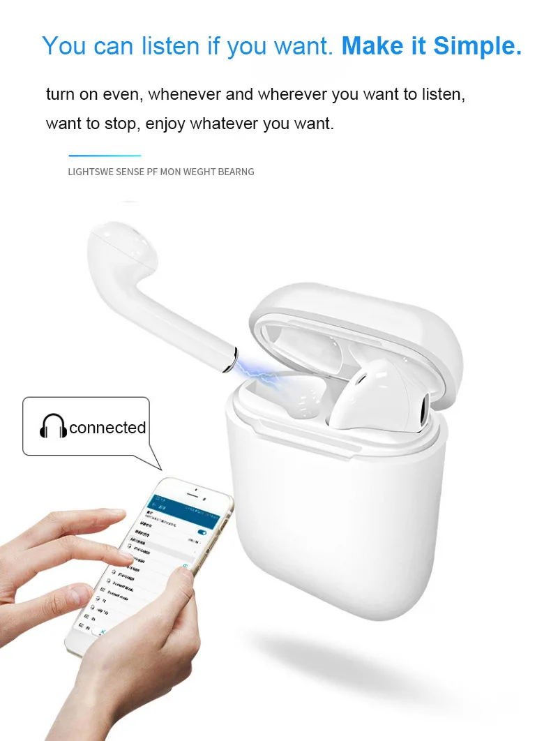 I9s tws Wireless Headphone Amazon Best Selling Low Price True Wireless Stereo Colorful Earphone Headset Earbuds with Charging Bo - ANKUX.COM