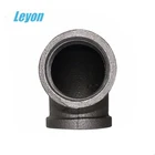 npt threaded malleable iron pipe fittings 90 degree steam elbow machine