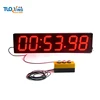 Hot sale 6 inch 6 digits led waterproof countdown timer marathon timer race timer