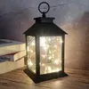 New Arrival Small size Christmas decoration Lanterns with string lights led lantern for christmas home decor