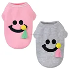 Smile Face Bool Wool Small Puppy T Shirts Dog Cloths Pet