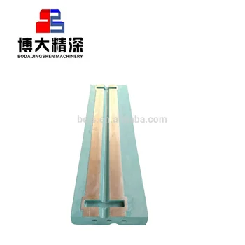 High manganese wear resistant impact crusher casting spare parts blow bar fit for metso
