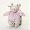 free sample plush pink baby cow doll for sale Stuffed Animal Plush Cow soft infant pink stuffed toys