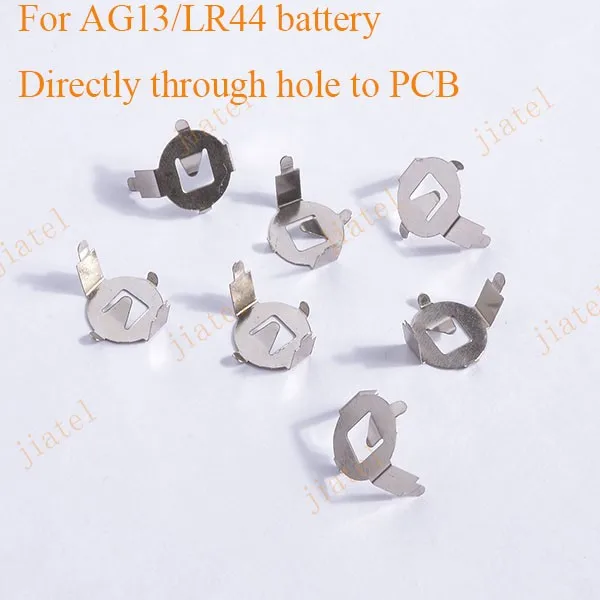 Low Profile !!!two Types Through Hole Mount Ag13 Lr44 Battery Holder