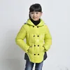 Middle Length Girls Colorful Jackets Winter Cotton Coats