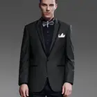 2019 New Arrival Men's Tuxedo Wedding Suits Dark Grey Suit