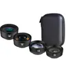 Christmas gift mobile phone detachable camera fish eye smartphone lens basic 4 in 1 set for Photographer