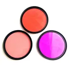 3 in 1 color diving filter sets +lens adapter ring+filter bag pouch kit for Go pro session Camera Access with a free lens cap