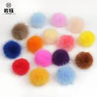 Wholesale mink fur ball natural and environmentally 3cm mink fur pompom