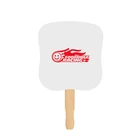 Paper Fan Wooden Paper Fan Manual Paper Hand Fan With Wood Handle /wood Sticks Handle Paper Fan /Wavy Paddle Fan Handle
