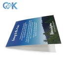 Good quality one side printing coated paper folding card