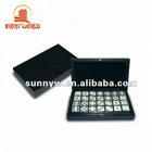 5008 Dominoes Set 28 Piece Double Six Ivory Domino Tiles Set Classic Numbers Table Game with Wooden leather box