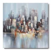 Best seller USA wall art 3D picture city landscape oil canvas painting for hotel decor