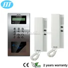 Cheap handset audio door phone for multi apartment system, cat 5 one cable audio door phone