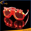 Wholesale event and party supplies shiny 2017 new year glasses with led