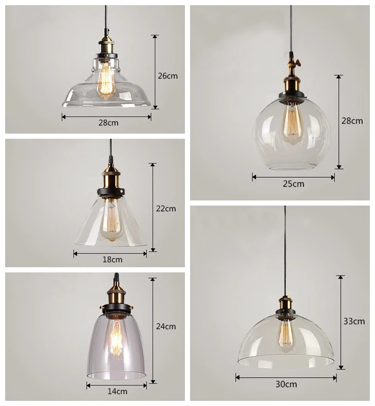 Artdecolite Modern Amber glass pendant lamp Restaurant Cafe Bar