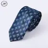 New Design Silk Cotton Floral Necktie With Pocket Square