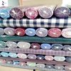 2019 China good quality yarn dyed check fabric stock lot in taiwan
