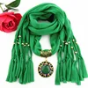 Factory wholesale jewelry scarf with good price in mixed colors available