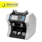 2 pocket JPY KOW THB SGD money counter cashtron cash banknote counting and sorting machine