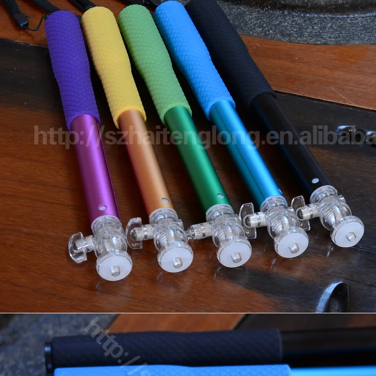 2014 Deluxe Camera compatible selfie tongsis monopod with bluetooth