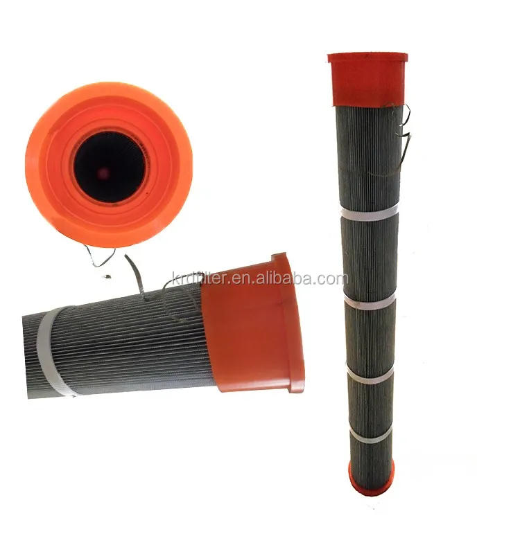 Polyester Pleated dust cartridge air filter