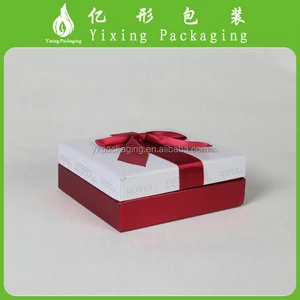 custom packaging sweet paper gift chocolate box with ribbon