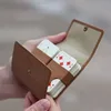 playing card case leather card holder