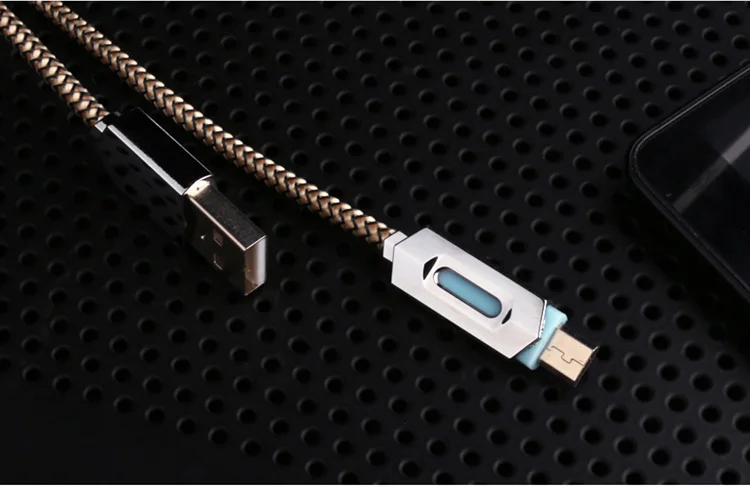 2A Smart IC Led usb cable charging cable for ios/android/type C - ANKUX.COM