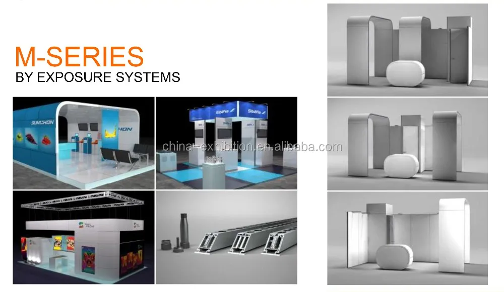 special exhibition booth display aluminum system