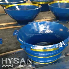 China Hysan single cylinder used gyratory hydraulic cone crusher