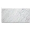 Professional Polished 12"x24" Carrara White Marble Stone