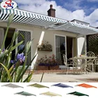 blue and white stripe balcony roof sun shade net