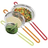 Fine Mesh Stainless Steel Strainer Set of 3 with Double-Ear and Silicone Handle,Colanders and Sifters Crafted
