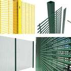 Stong tension anti climb cut welded 358 security wire mesh fencing for prison military