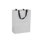 Top fashion good quality cheap folded shopping paper bag