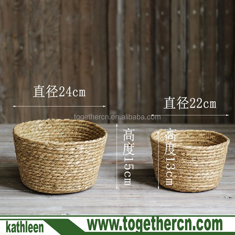 market basket ~ flower basket ~ storage display  material wicker